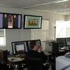 A movie editing suite...